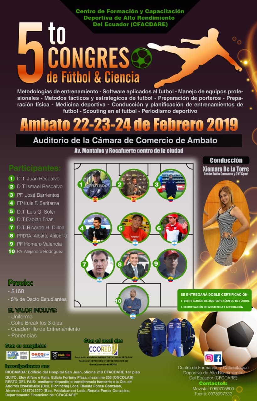 5to Congreso de Fútbol y Ciencia